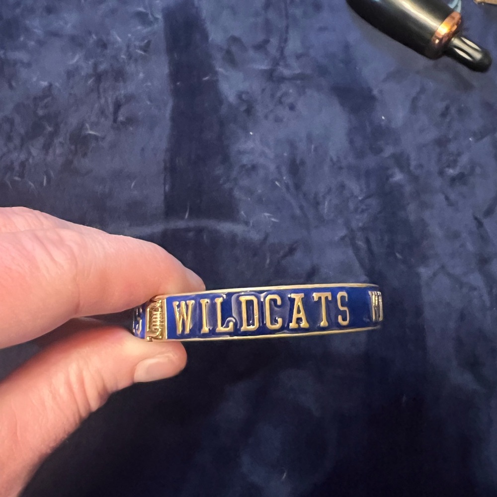Wildcats Blue and Gold Bracelet